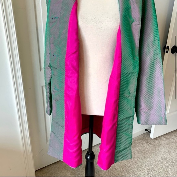 JHERI RICHARDS Iridescent Trench/Rain Coat - Picture 3 of 12